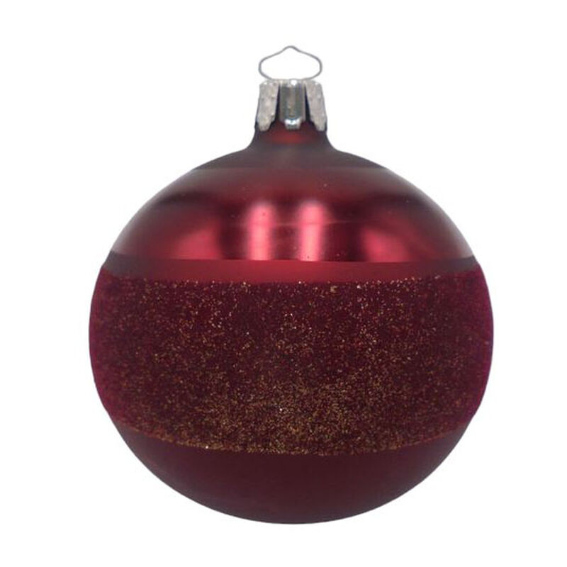 Ballantynes Adele Ball 8cm, Dark Red Matt image number 0
